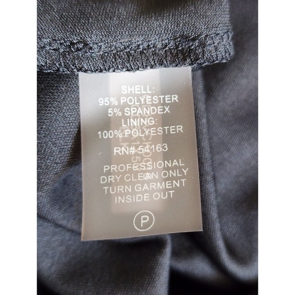 Calvin Klein Women's Black A-Line Cocktail Dress Size 4 Elegant Embellished - Picture 8 of 9